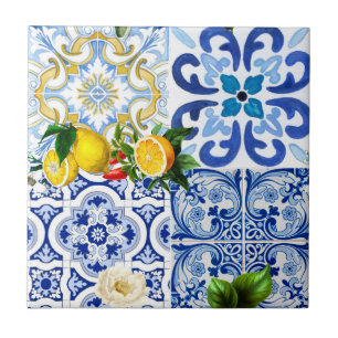 Mediterranean tiles, majolica,Sicilian style Tile