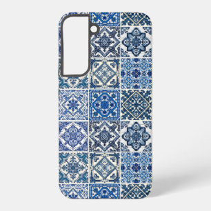 Mediterranean Tiles, Portugese, Azulejo, Majolica Samsung Galaxy Case