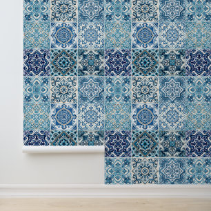 Mediterranean Tiles, Portugese, Azulejo, Majolica Wallpaper