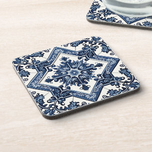 Mediterranean Tiles, Portuguese, Azulejo, Majolica Coaster