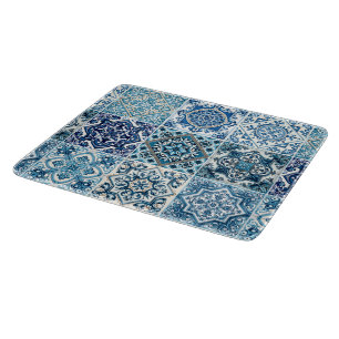 Mediterranean Tiles, Portuguese, Azulejo, Majolica Cutting Board