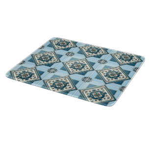 Mediterranean Tiles, Portuguese, Azulejo, Majolica Cutting Board