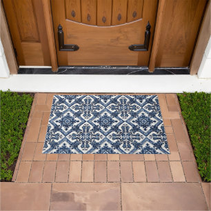 Mediterranean Tiles, Portuguese, Azulejo, Majolica Doormat