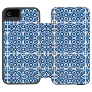 Mediterranean Tiles, Portuguese, Azulejo, Majolica Incipio Watson™ iPhone 5 Wallet Case