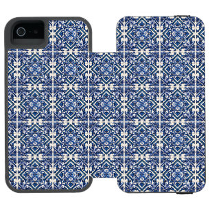 Mediterranean Tiles, Portuguese, Azulejo, Majolica Incipio Watson™ iPhone 5 Wallet Case