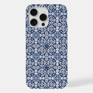 Mediterranean Tiles, Portuguese, Azulejo, Majolica iPhone 15 Pro Max Case