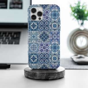 Mediterranean Tiles, Portuguese, Azulejo, Majolica iPhone 15 Pro Max Case
