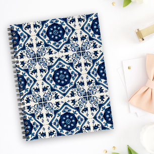 Mediterranean Tiles, Portuguese, Azulejo, Majolica Planner