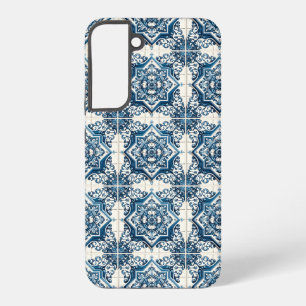 Mediterranean Tiles, Portuguese, Azulejo, Majolica Samsung Galaxy Case
