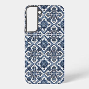 Mediterranean Tiles, Portuguese, Azulejo, Majolica Samsung Galaxy Case