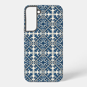 Mediterranean Tiles, Portuguese, Azulejo, Majolica Samsung Galaxy Case