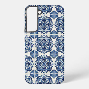 Mediterranean Tiles, Portuguese, Azulejo, Majolica Samsung Galaxy Case