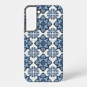 Mediterranean Tiles, Portuguese, Azulejo, Majolica Samsung Galaxy Case