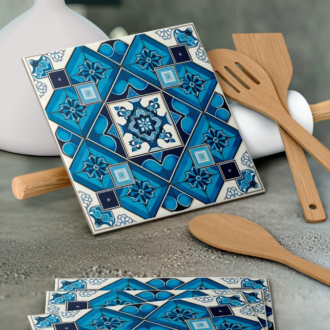 Mediterranean Tiles, Portuguese, Azulejo, Majolica Tile (Creator Uploaded)