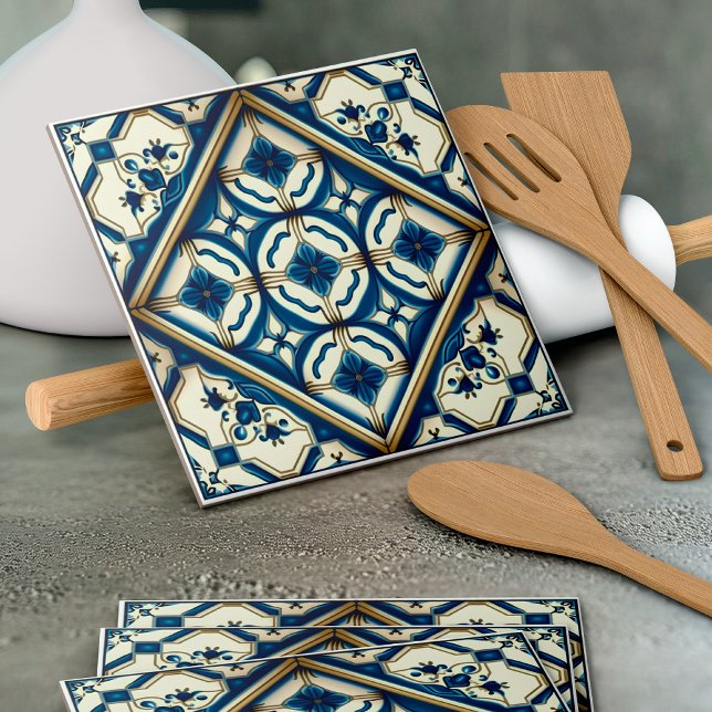 Mediterranean Tiles, Portuguese, Azulejo, Majolica Tile (Creator Uploaded)