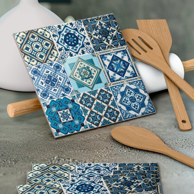 Mediterranean Tiles, Portuguese, Azulejo, Majolica Tile (Creator Uploaded)