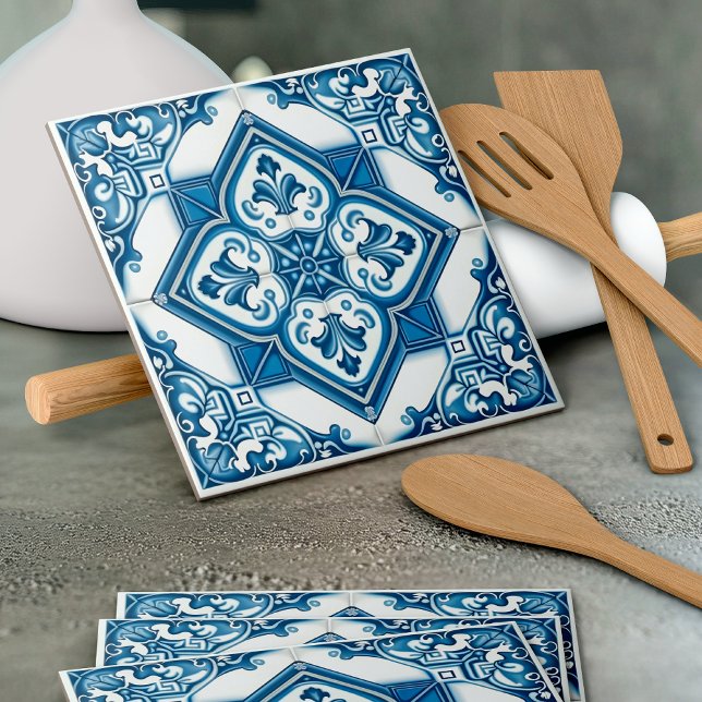 Mediterranean Tiles, Portuguese, Azulejo, Majolica Tile (Creator Uploaded)