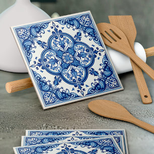 Mediterranean Tiles, Portuguese, Azulejo, Majolica Tile