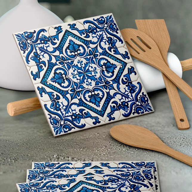 Mediterranean Tiles, Portuguese, Azulejo, Majolica Tile (Creator Uploaded)