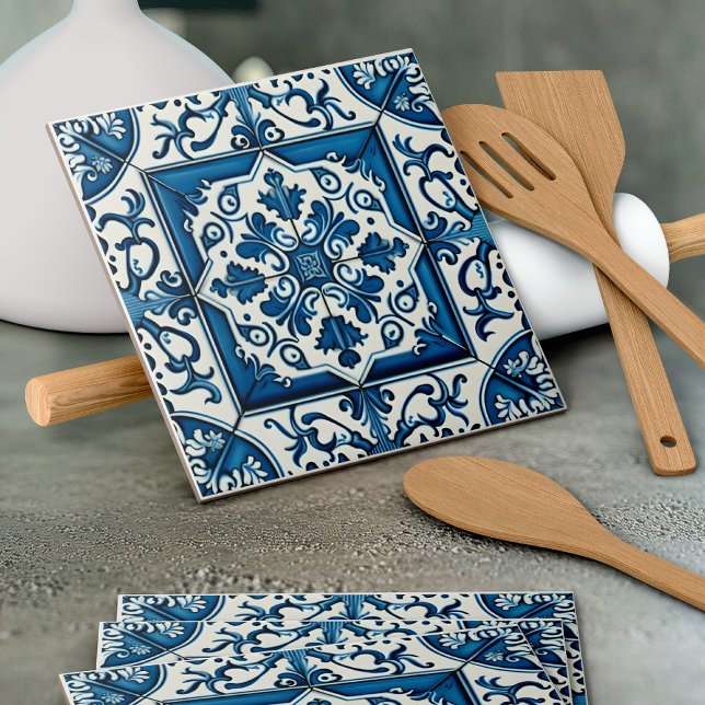 Mediterranean Tiles, Portuguese, Azulejo, Majolica Tile (Creator Uploaded)