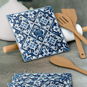 Mediterranean Tiles, Portuguese, Azulejo, Majolica Tile
