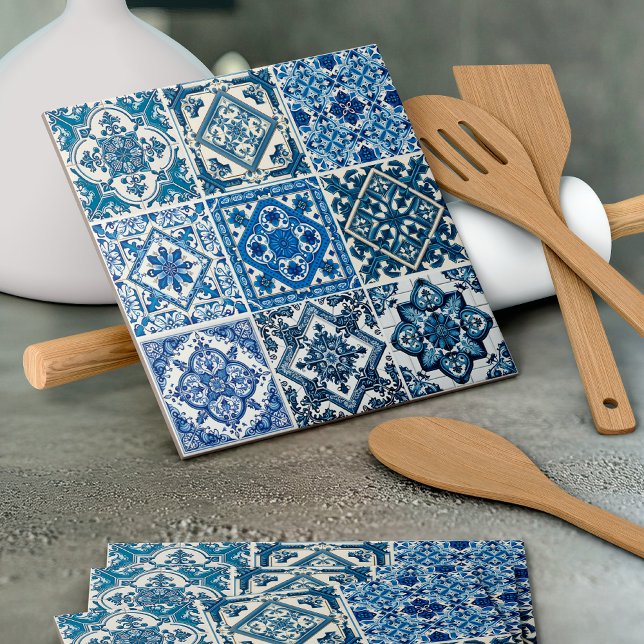 Mediterranean Tiles, Portuguese, Azulejo, Majolica Tile (Creator Uploaded)