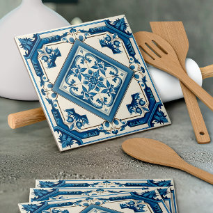 Mediterranean Tiles, Portuguese, Azulejo, Majolica Tile