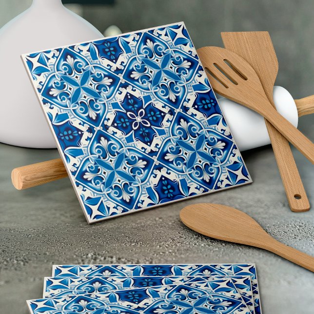 Mediterranean Tiles, Portuguese, Azulejo, Majolica Tile (Creator Uploaded)