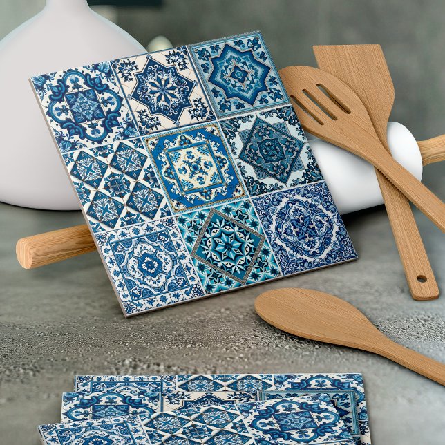 Mediterranean Tiles, Portuguese, Azulejo, Majolica Tile (Creator Uploaded)