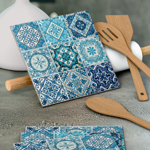 Mediterranean Tiles, Portuguese, Azulejo, Majolica Tile