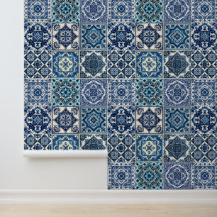 Mediterranean Tiles, Portuguese, Azulejo, Majolica Wallpaper