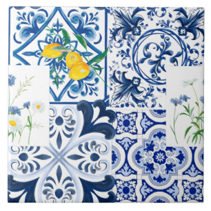 Mediterranean tiles,Sicilian tiles ,majolica