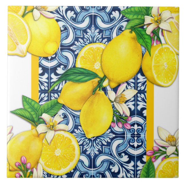 Mediterranean Traditional Pattern Tile (Front)