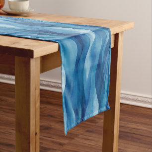 Mediterranean Waves Table Runner