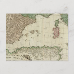 Mediterranean West Postcard