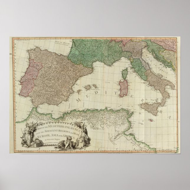 Mediterranean West Poster (Front)