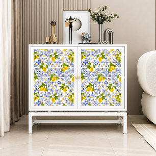 Mediterrenean Citrus Lemon pattern Tissue Paper