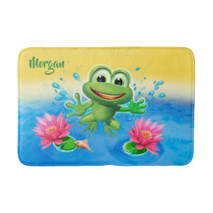 Medium bath mat Leap Frog design.