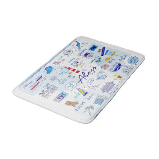 Medium Bath Mat- "The ABC's of Hope Town" Mat