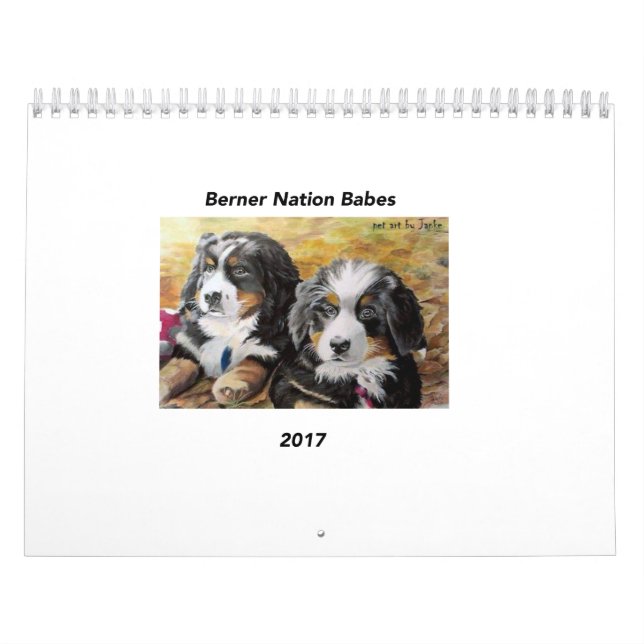Medium Berner Nation Babes 2017 calender Calendar (Cover)
