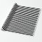 Medium Black and White Stripes Wrapping Paper