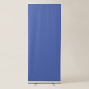 Medium Blue #445EAA, Faded Blue Retractable Banner