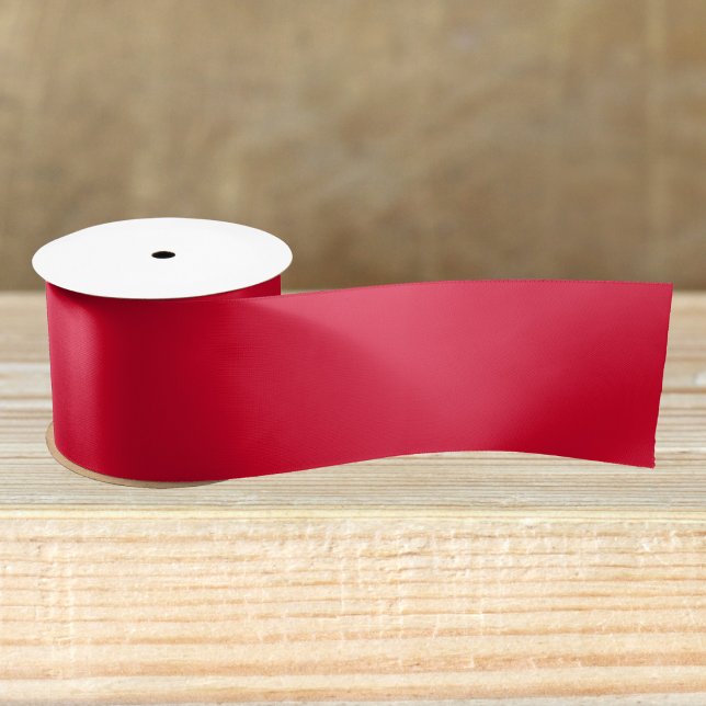 Medium Candy Apple Red Solid Color Satin Ribbon (Creator Uploaded)