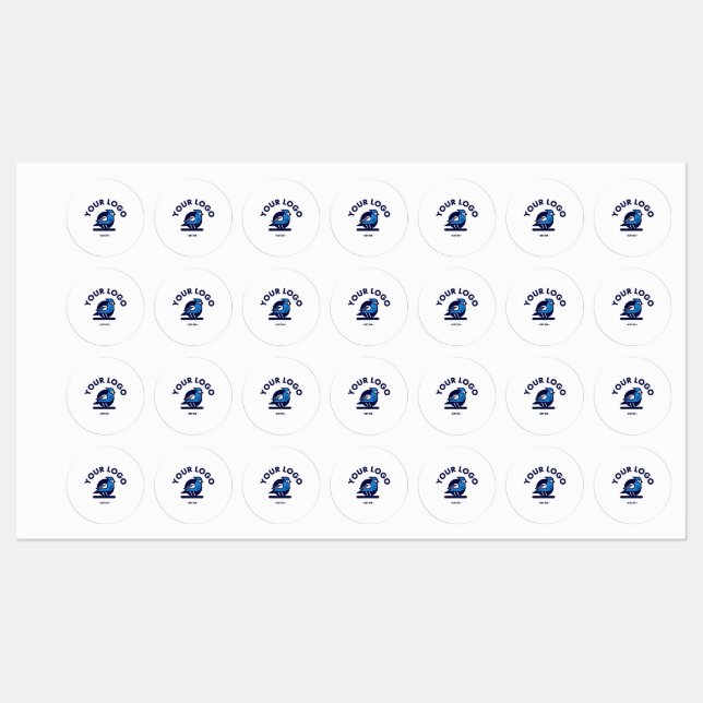 Medium Circle Iron On Label (Sheet)