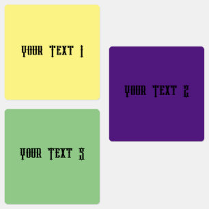 Medium Circle Waterproof Label