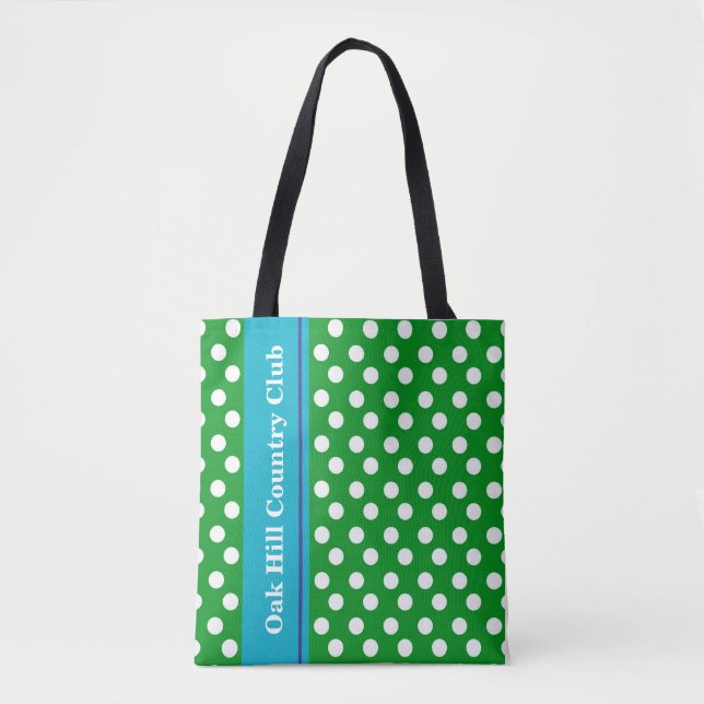 Medium Golf Tote – Personalised Club Name Edition Bag (Front)