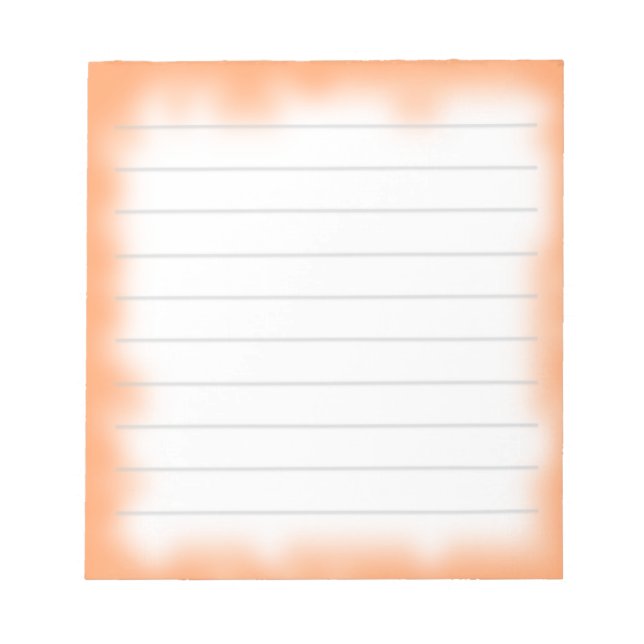 medium orange edge notepad (Front)