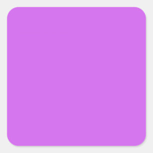 Medium Orchid Solid Colour Square Sticker