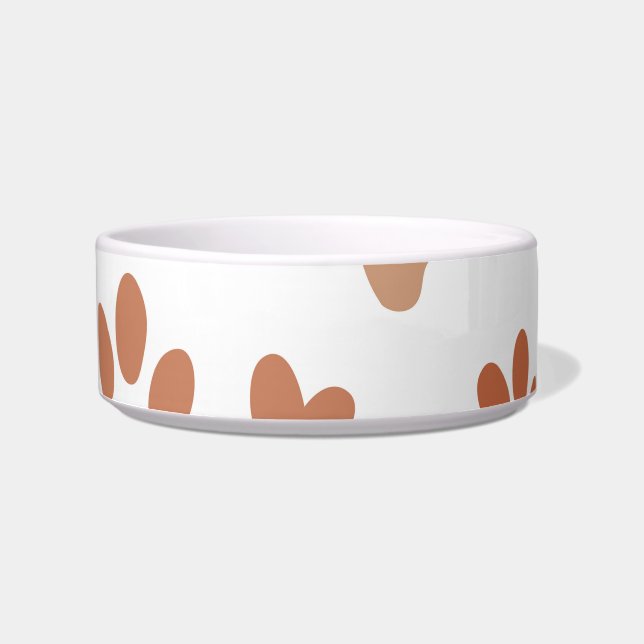 Medium Paw Print Pet Bowl (Front)