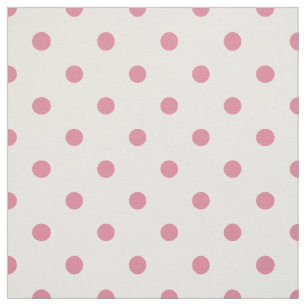 Medium Pink Polka Dots Fabric